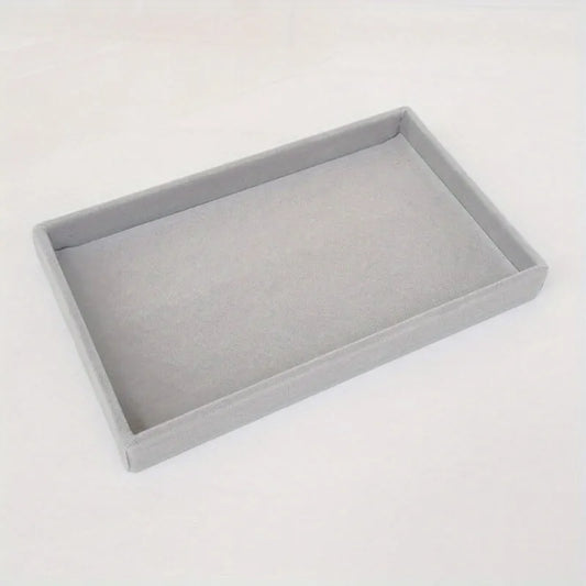 1pc, Flocking Jewelry Box Jewelry Tray, Suitable For: All Kinds of Jewelry Storage.