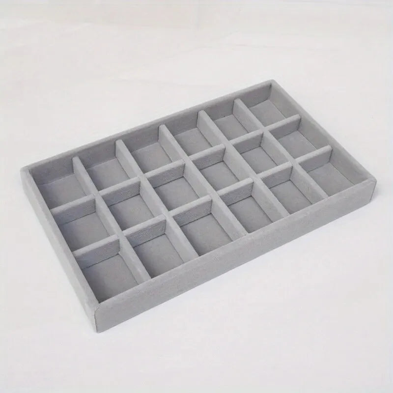 1pc, Flocking Jewelry Box Jewelry Tray, Suitable For: All Kinds of Jewelry Storage.