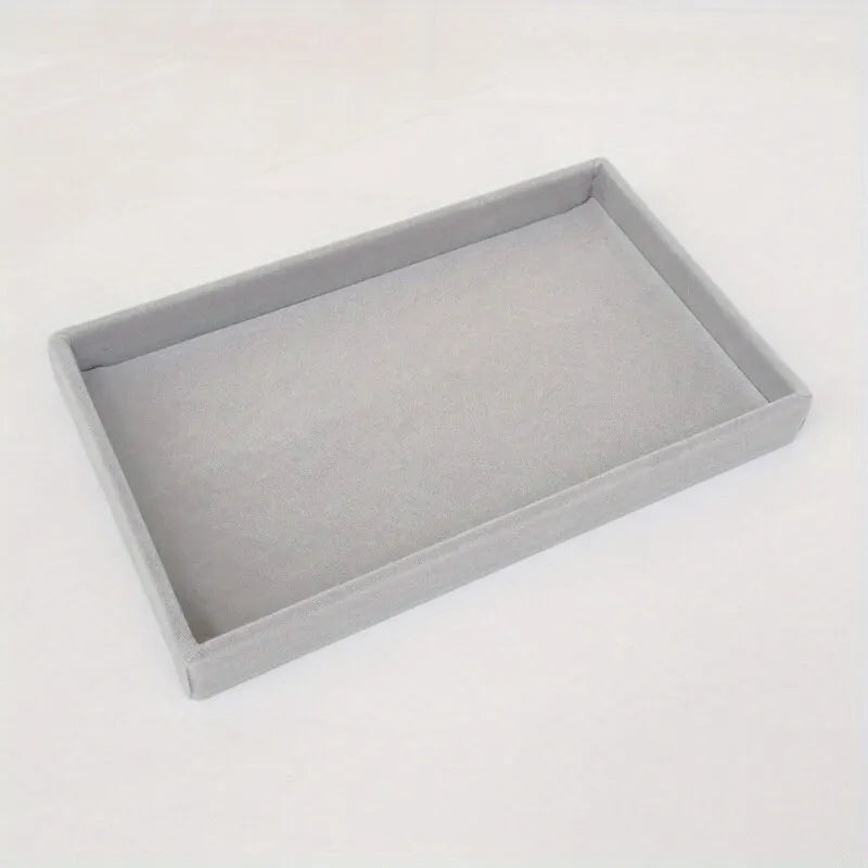 1pc, Flocking Jewelry Box Jewelry Tray, Suitable For: All Kinds of Jewelry Storage.