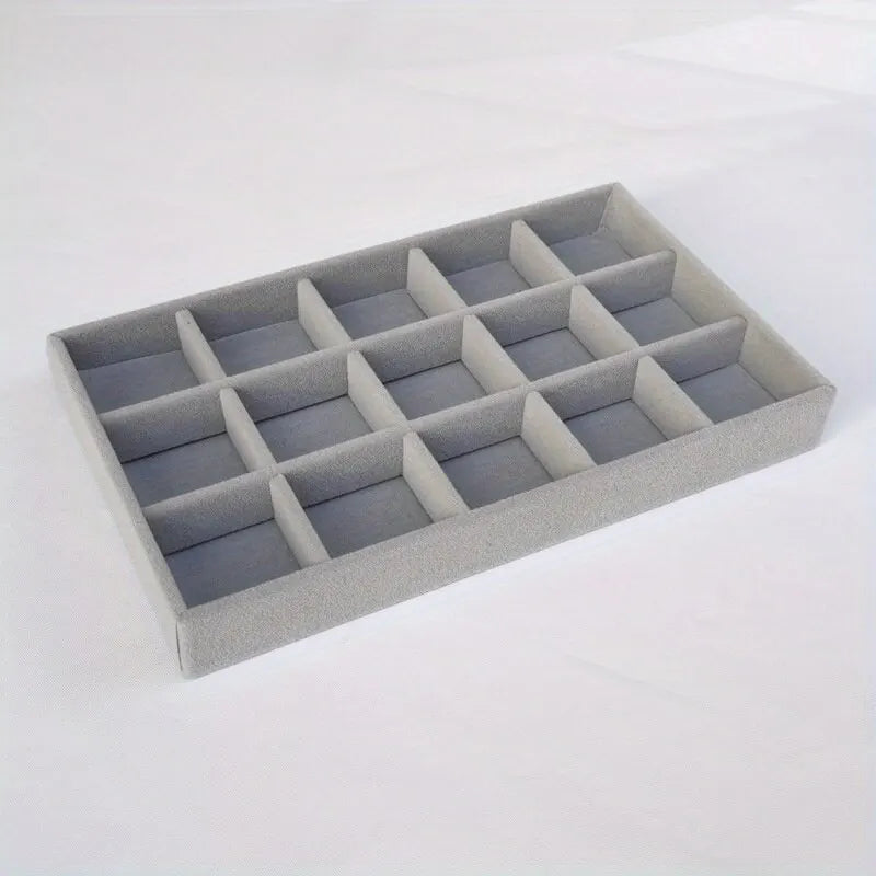 1pc, Flocking Jewelry Box Jewelry Tray, Suitable For: All Kinds of Jewelry Storage.