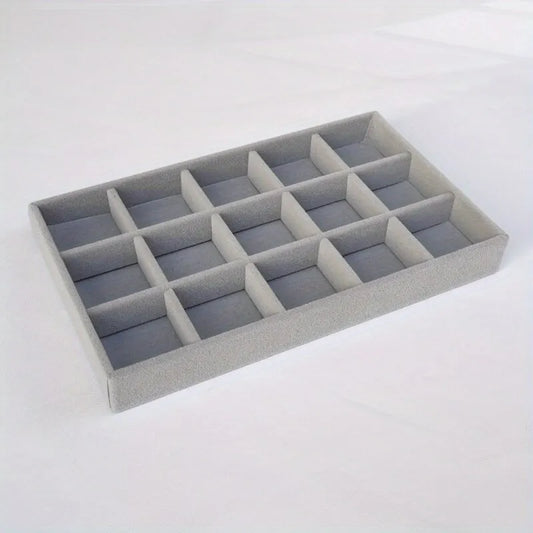1pc, Flocking Jewelry Box Jewelry Tray, Suitable For: All Kinds of Jewelry Storage.